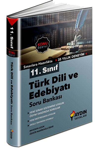 Aydın Yayınları 11.SINIF TÜRK DİLİ VE EDEBİYATI K.ÖZETLİ SORU