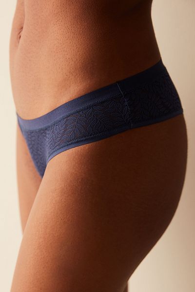 Penti Δαντελένια Dream Lace Navy Blue Brazilian κιλότα