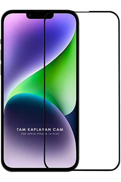 Evax (GUARD TAM) Iphone 14 Plus Uyumlu Tam Kaplayan Guard Serisi Cam Ekran Ko...