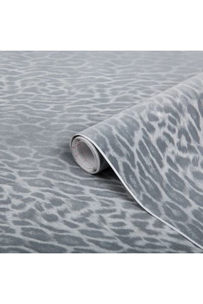 d-c-fix 303-0100 Gray Velvet Texture Leopard Pattern Adhesive Foil (45CM X 1MT)
