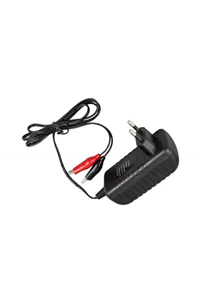 TechMore 14.4V-1A Akü Şarj Cihazı Jel Kuru Asitli Akülere Uygun (10 Amper ve Altında Aküler İçin Uygundur)