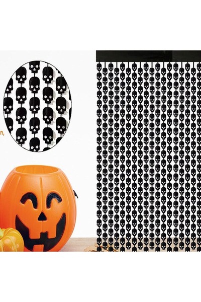 DÜVENCİ TİCARET HALLOWEEN - UȘĂ DE CRANIUL DEȘI și PERDEAU
