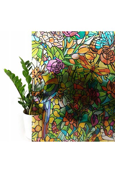 d-c-fix 446-3231 Rengarenk Kendinden Yapışkanlı Cam Vitray Folyo (45CM X 2MT)