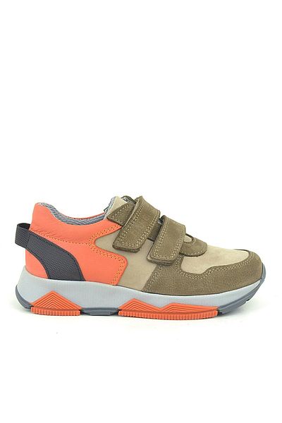 Rakerplus Pantofi sport pentru copii din piele naturala culoare nisip