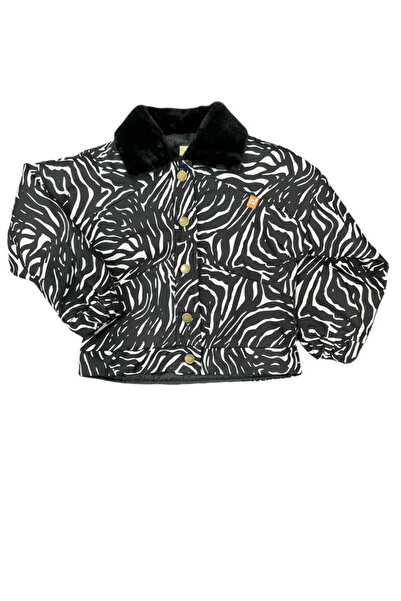 Store ZEBRA DESENLİ DÜĞMELİ  MONT