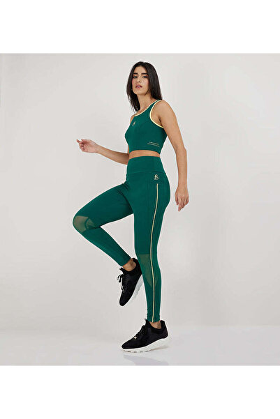 F5 Mesh Panel Leggings For Women