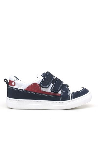 Rakerplus Pantofi sport casual pentru băieți din piele naturală cu velcro
