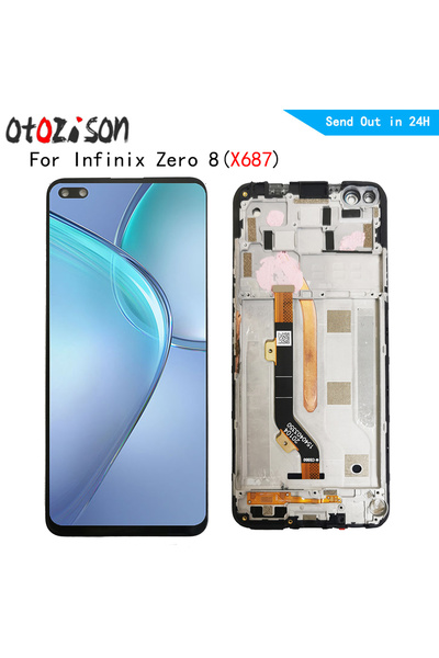 indirimplus infinix Zero 8 Lcd Ekran X867 Çıtalı