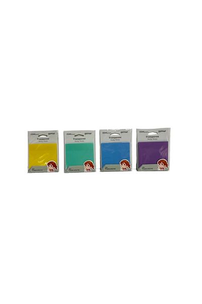 Odak Macaron Transparent Adhesive Note Paper - 50yp.76x76mm