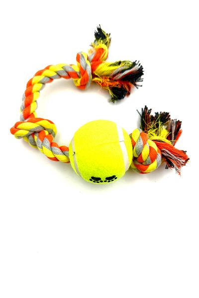 Tasma Market 30cm Dental String Dog Training Ball Toy