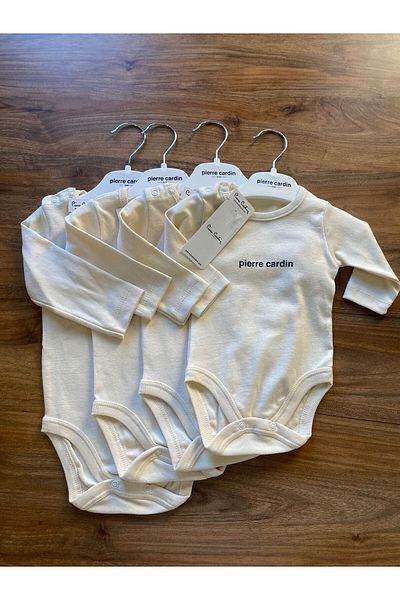 Pierre Cardin 56-74 cm Long Sleeve Bodysuit Series of 4