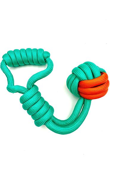 Tasma Market Extra Knotted Durable Tooth String Dog Stress Ball Toy