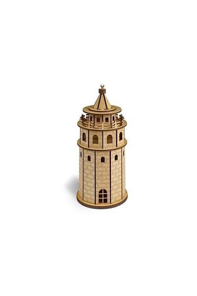 Dağtaş Kırtasiye Galata Tower - Wooden Model, Südor Md1-08 Model