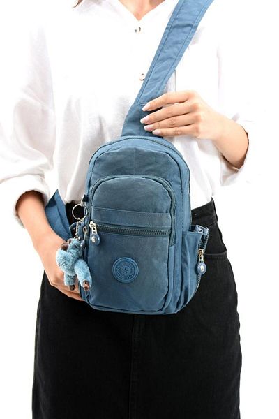 Baginn Geanta de corp Geanta de piept Tesatura clinker Geanta Bady cu buzunare multiple Rucsac Tesatura usoara rezistenta la ploaie
