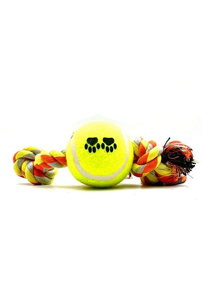 Tasma Market 30cm Dental String Dog Training Ball Toy