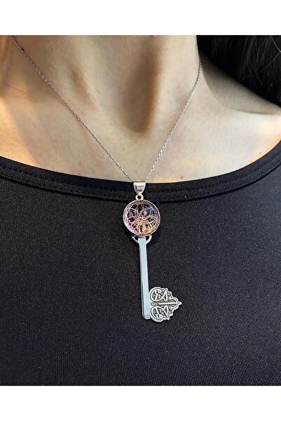 atolye özçelik Ya Fettah Anahtar Kolye