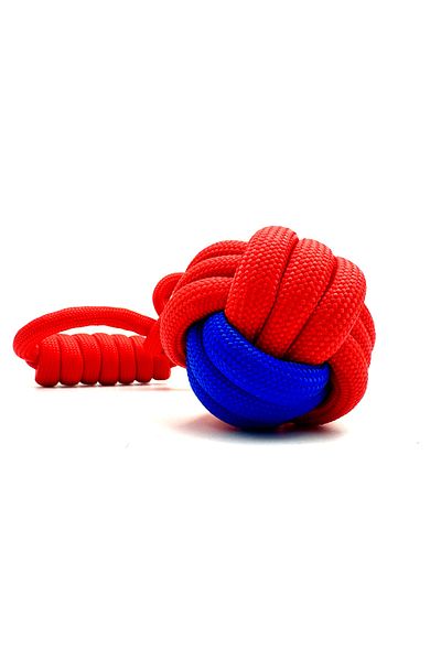 Tasma Market Extra Knotted Durable Tooth String Dog Stress Ball Toy