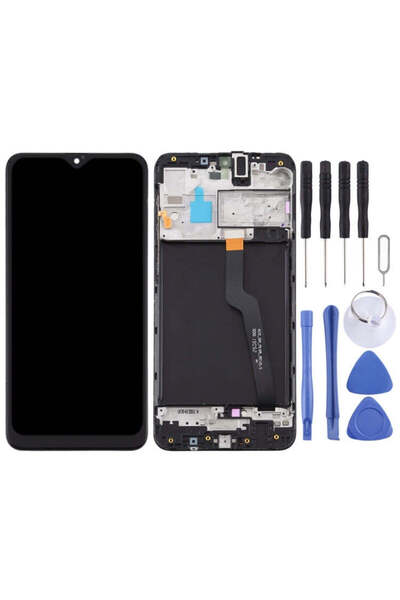 indirimplus . Galaxy A10 SM A105F LCD Ekran Çerçeveli +Tamir Seti Siyah