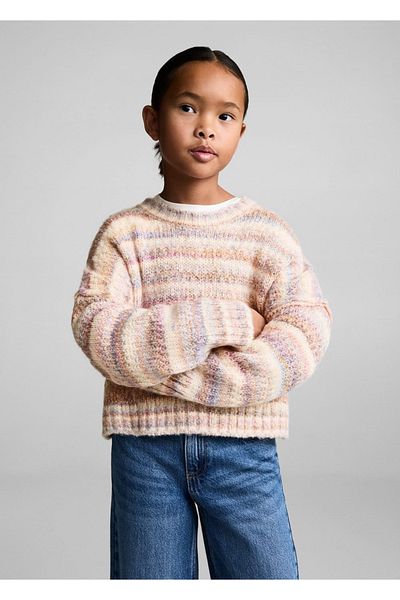 MANGO Kids Striped Knitwear Sweater