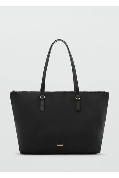 MANGO Woman Nylon τσάντα αγορών