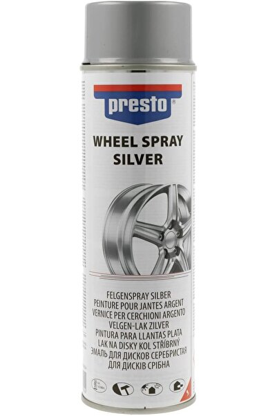 Presto Akrilik Sprey Jant Boyası Gümüş 500ml