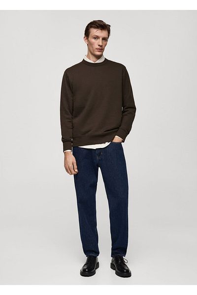 MANGO Man Plush Sweatshirt