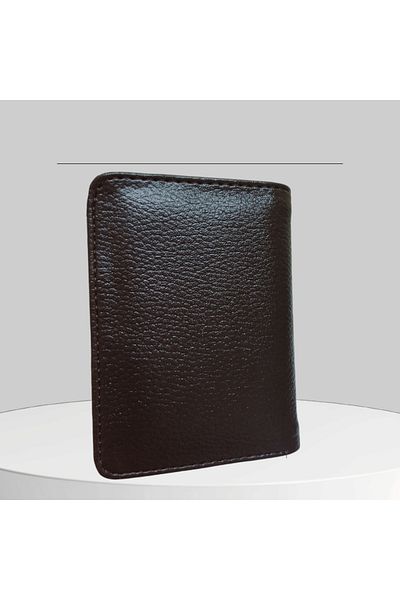 MK butik Мъжки портфейл с много отделения, кожен, за карти, тип „слънчево“