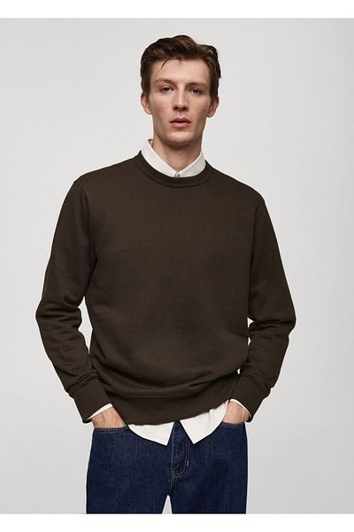 MANGO Man Plush Sweatshirt