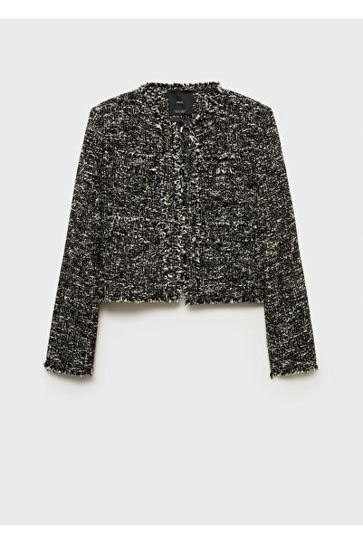 MANGO Woman Dikişsiz Tüvit Ceket