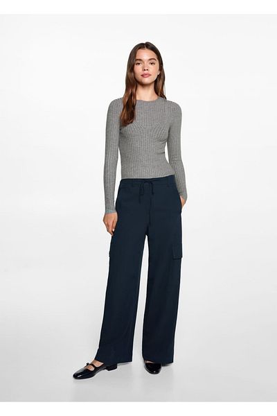 Mango Teen Draped Cargo Pants