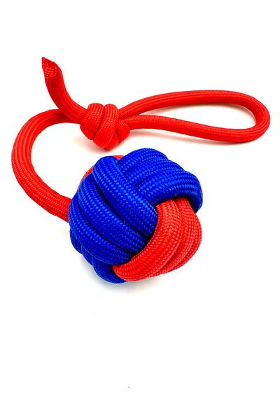 Tasma Market Knotted Durable Tooth String Dog Play Ball