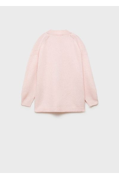 MANGO Kids Pale Pink Cardigan