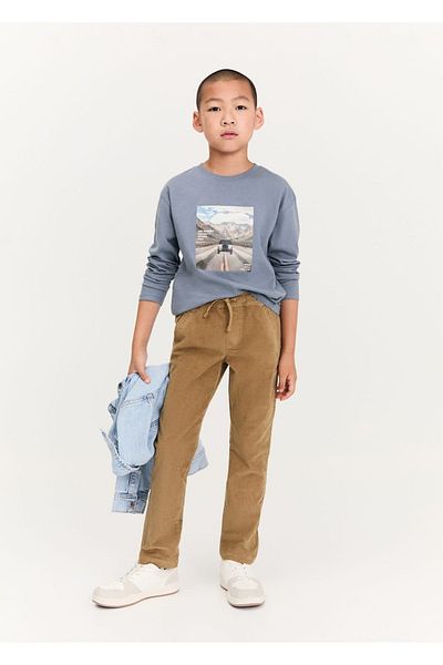 MANGO Kids Tricou din bumbac cu model