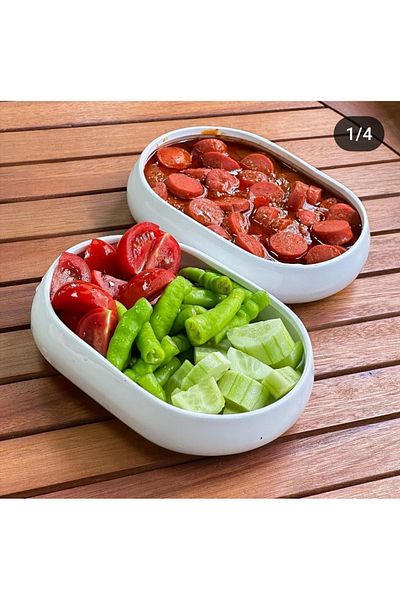 KESEN ZÜCCACİYE Porcelain 6-Piece Oval Breakfast & Appetizer Plate Set