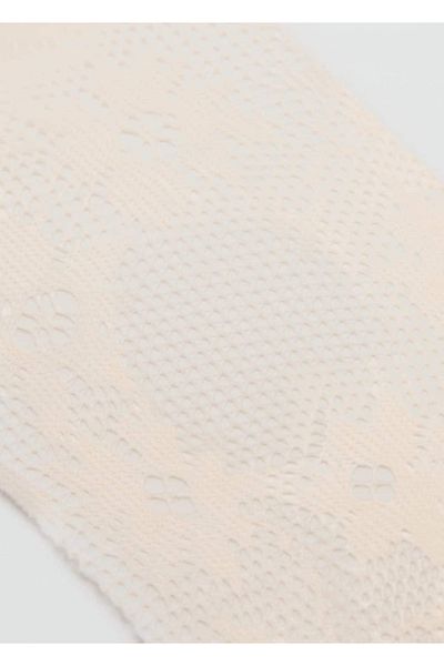 MANGO Woman Lace Design Socks