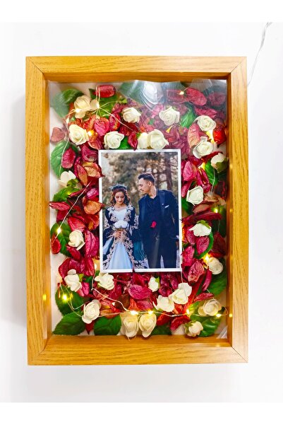 FY 35x25 صورة LED هدية 13x18 إطار الذاكرة مع قسم الصور إطار صندوق الورد صندوق...