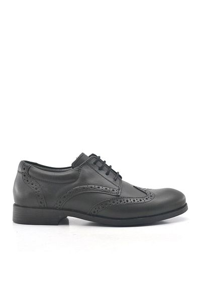 Rakerplus Pantofi pentru băieți clasici din piele naturală Titan