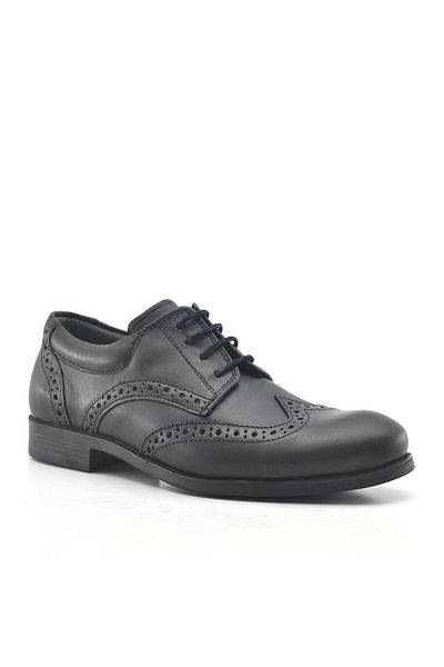 Rakerplus Pantofi pentru băieți clasici din piele naturală Titan