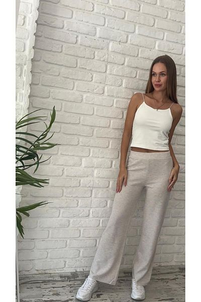 TUĞÇE ÖZER BUTİK Zr Knitted Trousers - Comfortable Elastic Waist Design