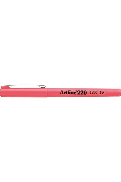artline 220 Super Fine 0.2mm Keçe Uçlu Kalem Pembe