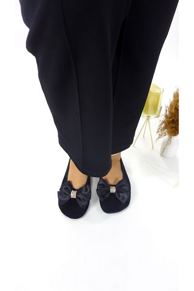 CEYDA SHOES Βελούδινες μπαλαρίνες με στολίδια για καθημερινή χρήση - δώρο, παντόφλες, μποτάκια και επίδειξη πιτ πιτ