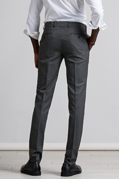 PERPANT Armürlü Slimfit Kışlık Kumaş Pantolon