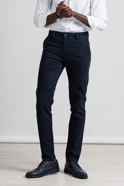 PERPANT Canvas Winter Fabric Cotton Lycra Slimfit Trousers