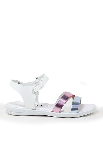 Artico Alexia Genuine Leather Vaketa White Girls' Sandals