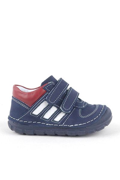 Rakerplus Grizzy Genuine Leather Navy Blue First Step Baby Boy Shoes
