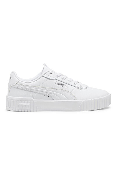 Puma 395017 01 Carina 2.0 Lux Λευκό-Γκρι Γυναικεία Αθλητικά Παπούτσια