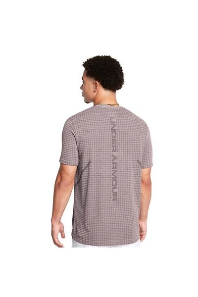 Under Armour Ανδρικό γκρι μπλουζάκι προπόνησης Vanish Seamless Grid 1376921 -015