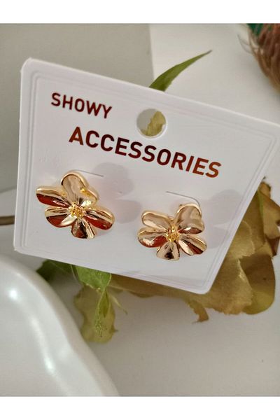 mos&more Flower Design Women's Earrings