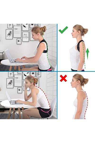 Ankaflex Unisex Μαύρο Δερμάτινο Μοτίβο Αντικαμπουρλικό - Κορσέ Όρθιας Στάσης, με Ρυθμιζόμενη Ζώνη