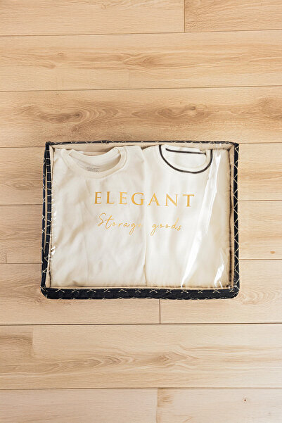 Milenay Glamour PVC Kapaklı Baza Altı Kutu, 50x40x19cm, Alanınızı Verimli Kullanın, Evinizde Düzeni Sağlayın